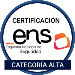 Distintivo certificado ENS.