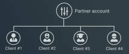 Struktura partnera pro řešení více schémat oznamování